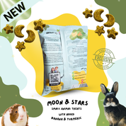 Turmeric & Banana: Moon and Stars