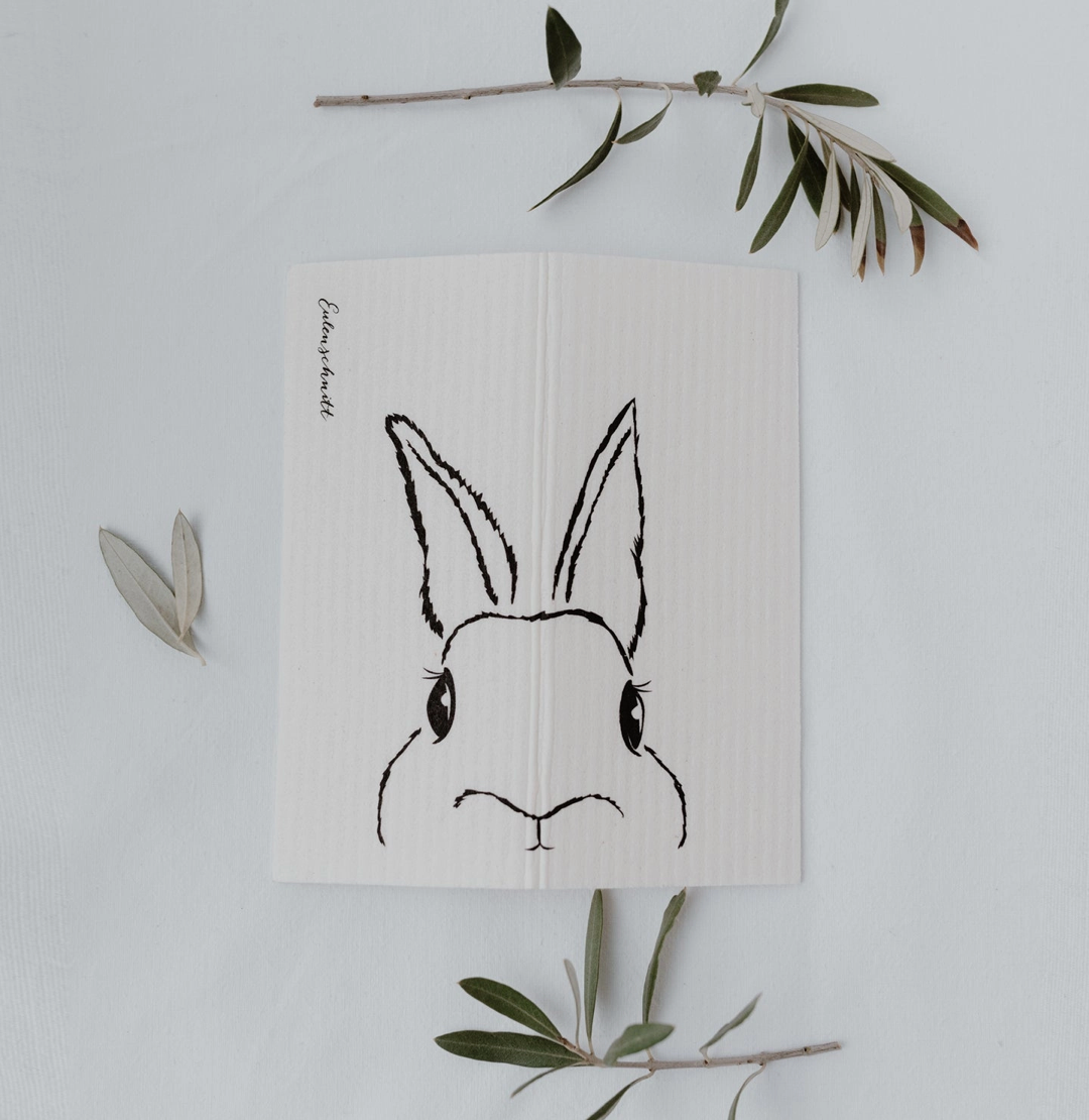 Sponge Cloths Bunny (Set of 3)